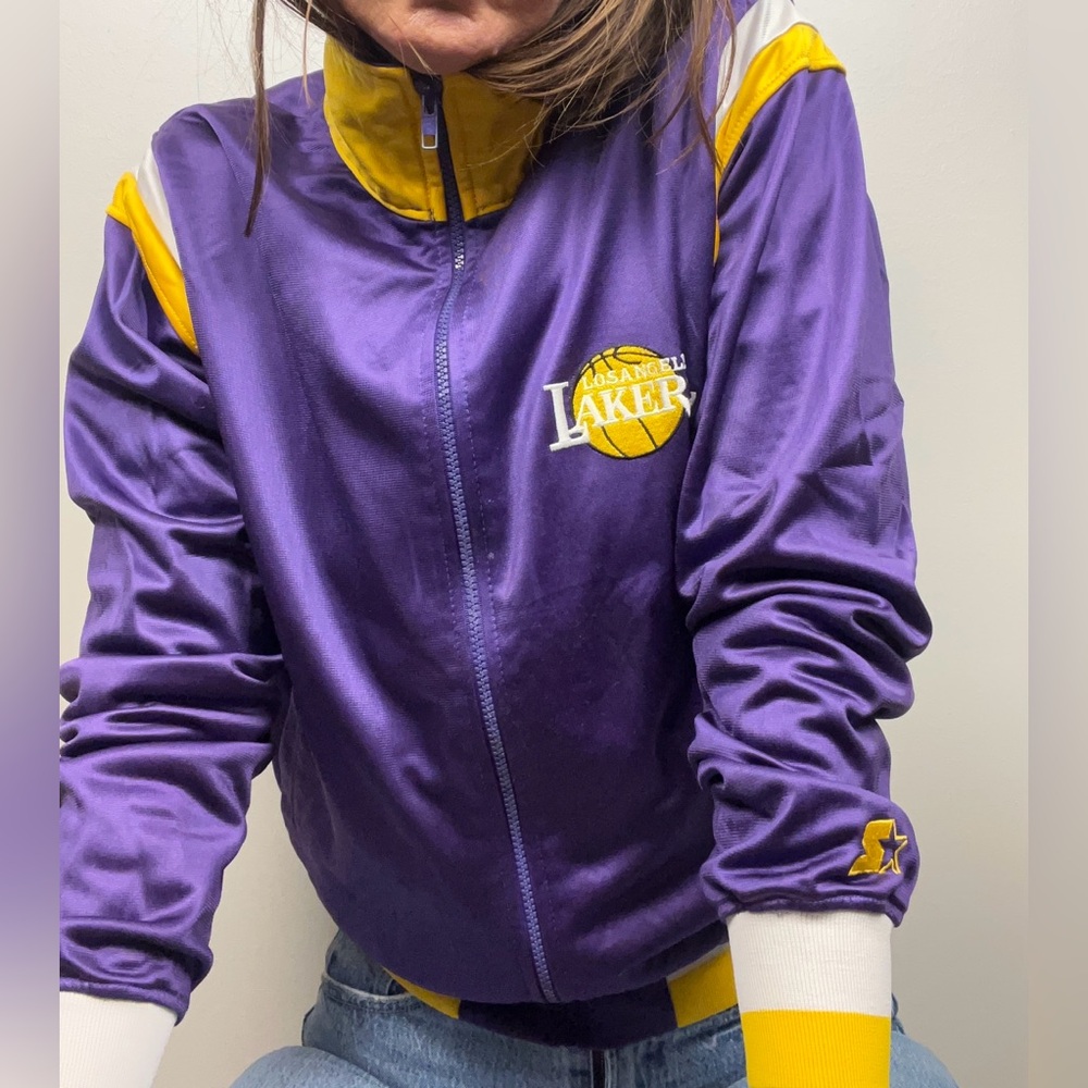 Starter Lakers Warm-Up Jacket – NBA Vintage M